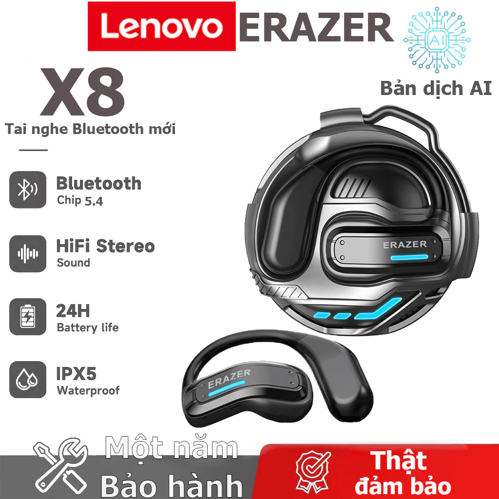 Review Tai Nghe Lenovo ERAZER X8
