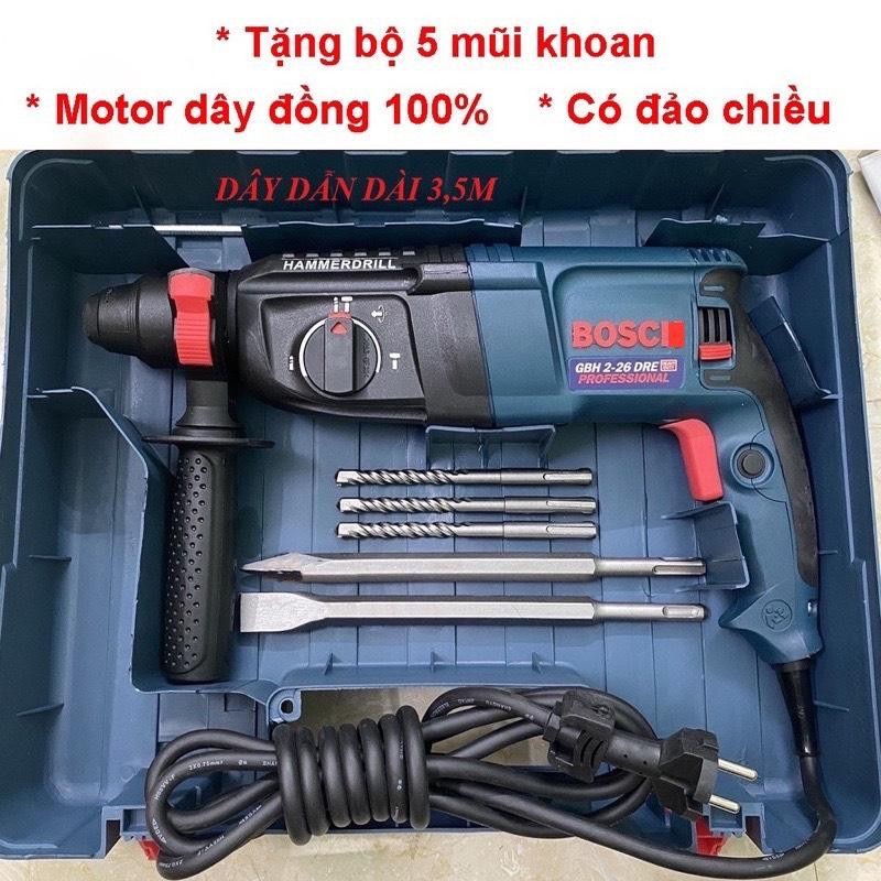 Máy Khoan Đục Bê Tông Bosch 2-26 DRE 3 Chế Độ