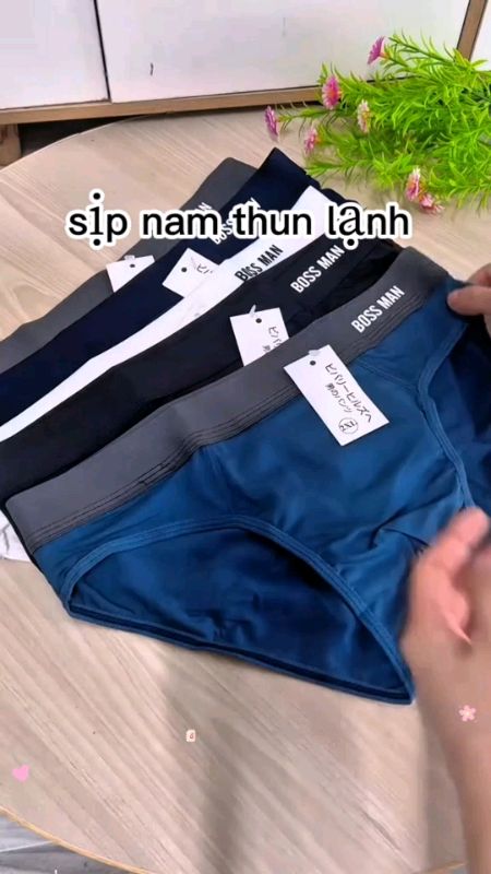 Sịp nam chất thun lạnh, co giãn 4 chiều. mát và thoải mái lắm #sipnam #HangMoiVe #shopeevideo #ShopeeCreator #LuotVuiMuaLien