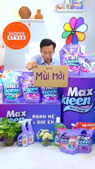 Nước giặt maxkleen hương nước hoa #nuocgiat #nuocgiatxa #MaxKleen #ShopeeVideo #KOLUyTin #HangMoiVe #LuotVuiMuaLien