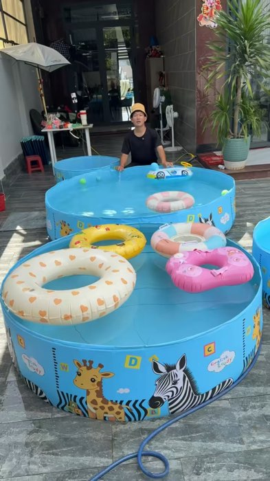 Bể bơi gấp gọn #beboichobe #beboigapgon #HangMoiVe #KOLUyTin #ShopeeVideo #LuotVuiMuaLien