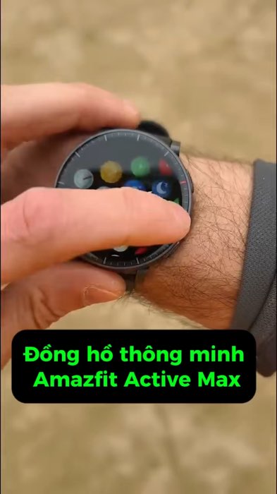Mua tại video rẻ hơn, Đồng hồ thông minh Amazfit Active Max #ShopeeCreator #ShopeeVideo #LuotVuiMuaLien #VideohangDienTu