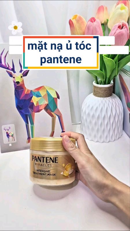 Mặt nạ ủ tóc chuyên phục hồi tóc hư tổn, giúp tóc bóng mượt #matnautoc #pantene #LuotVuiMuaLien #HangMoiVe #ShopeeCreator