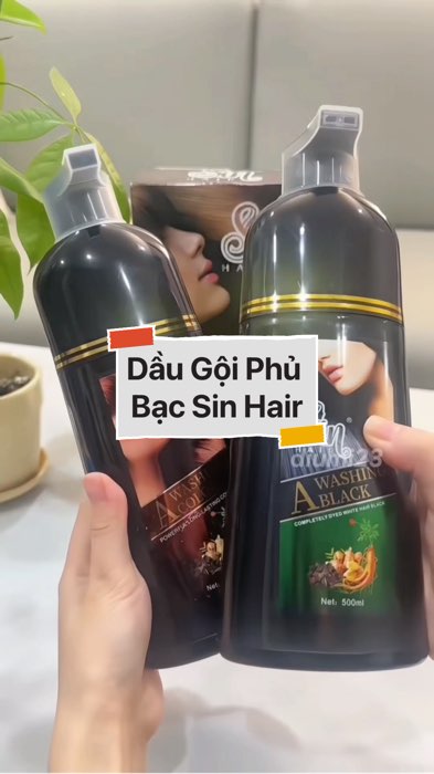 ￼Dầu Gội Phủ Bạc Sin Hair #VideohangLamDep#shopeestyle#ShopeeVideo#ShopeeCreator #LuotVuiMuaLien#KOLUyTin#Videomuasam #SandealcungKOL #diumi937