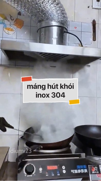 ￼ máng hút khói inox 304 #VideoHangGiaDung#shopeestyle#ShopeeVideo#ShopeeCreator #LuotVuiMuaLien #diumi947