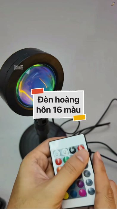Đèn hoàng hôn 16 màu #VideohangDienTu#shopeestyle#ShopeeVideo#ShopeeCreator #LuotVuiMuaLien#KOLUyTin#Videomuasam #SandealcungKOL #diumi43