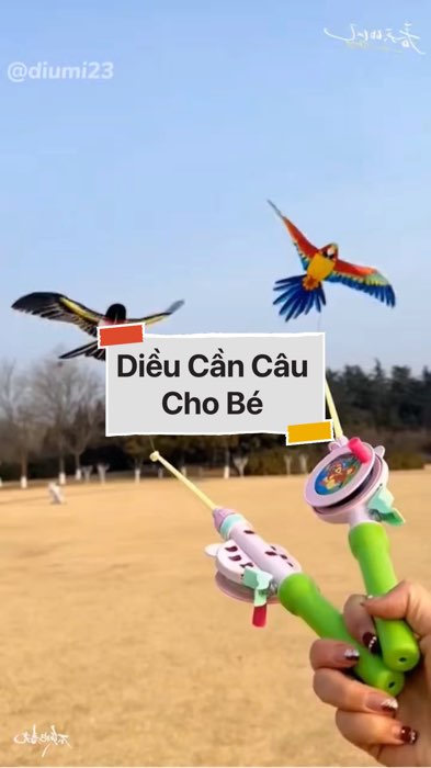 Diều Cần Câu Cho Bé #VideoHangMevaBe#shopeestyle#ShopeeVideo#ShopeeCreator#LuotVuiMuaLien #diumi61