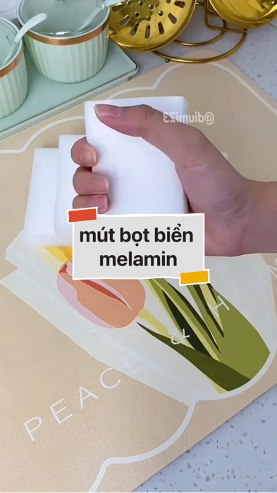 mút bọt biển melamin lau chùi làm sạch mọi vết bẩn cứng đầu #VideohangTieuDung #shopeestyle#ShopeeVideo#ShopeeCreator #LuotVuiMuaLien#KOLUyTin#diumi70