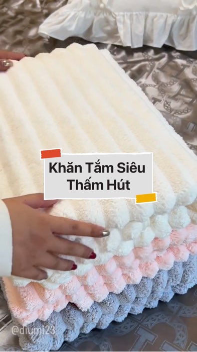 Khăn Tắm Siêu Thấm Hút #VideohangTieuDung #shopeestyle#ShopeeVideo#ShopeeCreator #LuotVuiMuaLien#KOLUyTin#Videomuasam #SandealcungKOL #diumi168