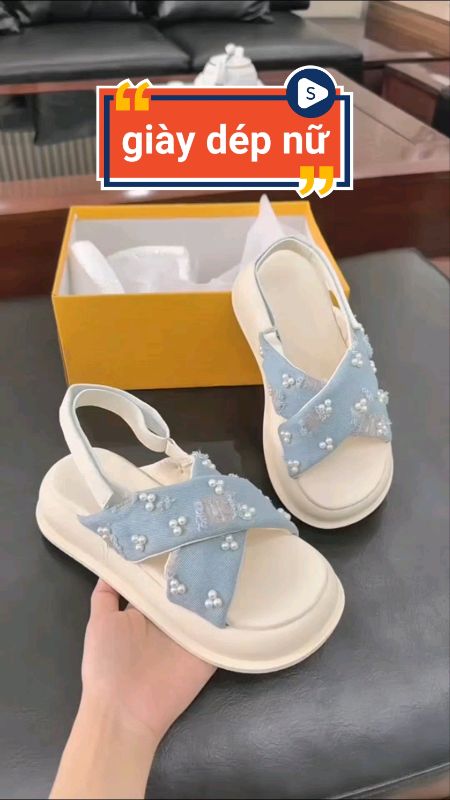 Giày đính ngọc xinh #ShopeeCreator #sandealcungKOL #LuotVuiMuaLien #VideohangThoiTrang #HangMoiVe #ShopeeVideo #giaydepnu