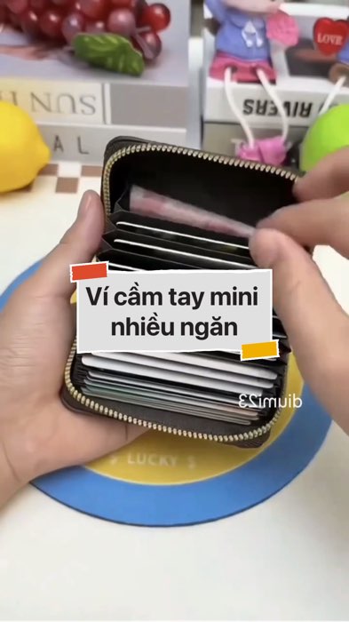 Ví cầm tay mini nhiều ngăn #VideohangThoiTrang#shopeestyle#ShopeeVideo#ShopeeCreator#LuotVuiMuaLien#KOLUyTin #diumi31