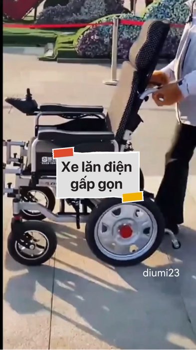 Xe lăn điện gấp gọn #VideohangDoiSong#ShopeeVideo#ShopeeCreator #LuotVuiMuaLien#KOLUyTin#Videomuasam #SandealcungKOL #diumi197