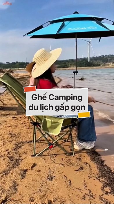 ￼Ghế Camping Gấp Gọn #VideohangDoiSong#ShopeeVideo#ShopeeCreator #LuotVuiMuaLien#KOLUyTin#Videomuasam #SandealcungKOL #diumi245