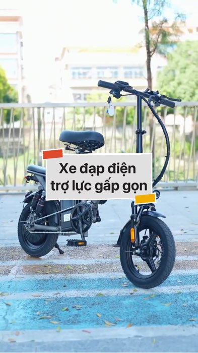 Xe đạp điện trợ lực gấp gọn #VideohangDoiSong#ShopeeVideo#ShopeeCreator #LuotVuiMuaLien#KOLUyTin#Videomuasam #SandealcungKOL #diumi248