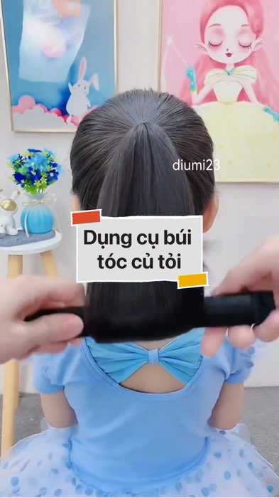 Dụng cụ búi tóc củ tỏi #VideohangLamDep#shopeestyle#ShopeeVideo#ShopeeCreator #LuotVuiMuaLien#KOLUyTin#Videomuasam #SandealcungKOL #diumi257