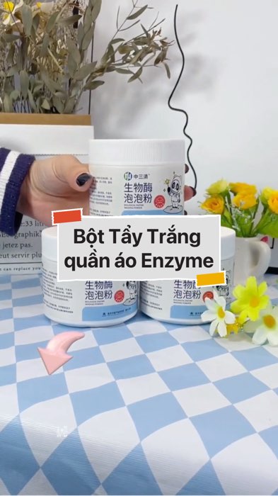 Bột Tẩy Trắng quần áo Enzyme #VideohangTieuDung #shopeestyle#ShopeeVideo#ShopeeCreator #LuotVuiMuaLien#KOLUyTin#Videomuasam #SandealcungKOL #diumi259