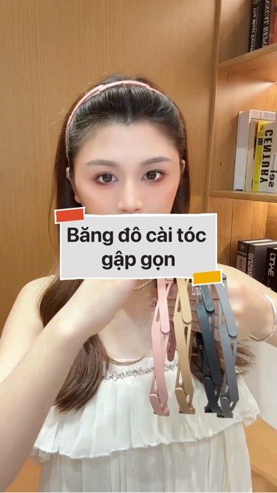 Băng đô cài tóc gập gọn #VideohangThoiTrang#shopeestyle#ShopeeVideo#ShopeeCreator#LuotVuiMuaLien#KOLUyTin #diumi282