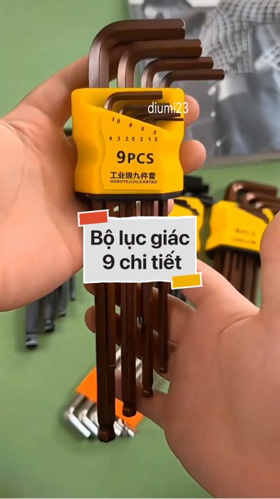 ￼Bộ lục giác 9 chi tiết #VideohangDoiSong#ShopeeVideo#ShopeeCreator #LuotVuiMuaLien#KOLUyTin#Videomuasam #SandealcungKOL #diumi306