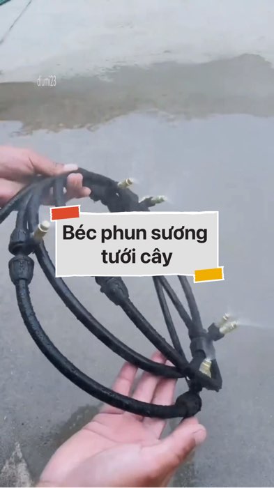 Béc phun sương tưới cây làm mát #VideohangDoiSong#ShopeeVideo#ShopeeCreator #LuotVuiMuaLien#KOLUyTin#Videomuasam #SandealcungKOL #diumi428