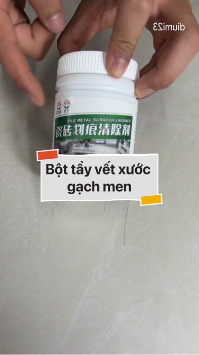 Bột tẩy vết xước gạch men #VideohangDoiSong#ShopeeVideo#ShopeeCreator #LuotVuiMuaLien#KOLUyTin#Videomuasam #SandealcungKOL #diumi451