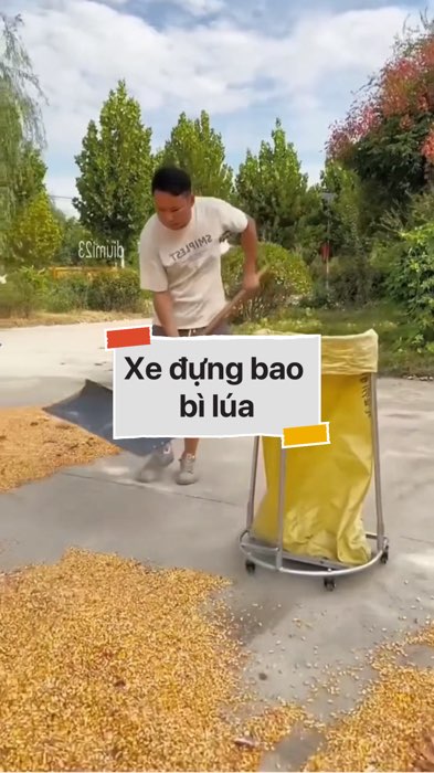 Xe đựng bao bì lúa #VideohangDoiSong#ShopeeVideo#ShopeeCreator #LuotVuiMuaLien#KOLUyTin#Videomuasam #SandealcungKOL #diumi458