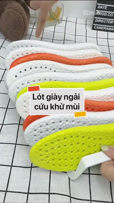 Lót giày ngải cứu khử mùi #VideohangDoiSong#ShopeeVideo#ShopeeCreator #LuotVuiMuaLien#KOLUyTin#Videomuasam #SandealcungKOL #diumi468