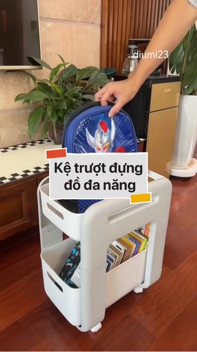 ￼Kệ đựng đồ đa năng có bánh xe #VideoHangGiaDung#shopeestyle#ShopeeVideo#ShopeeCreator #LuotVuiMuaLien #diumi472