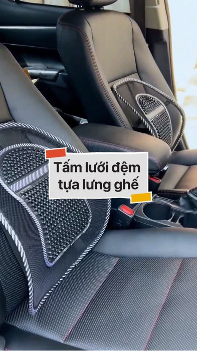 Tấm lưới đệm tựa lưng ghế #VideohangDoiSong#ShopeeVideo#ShopeeCreator #LuotVuiMuaLien#KOLUyTin#Videomuasam #SandealcungKOL #diumi473