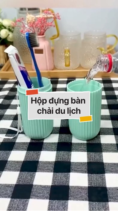 ￼Hộp đựng bàn chải, kem đánh răng du lịch #VideohangDoiSong#ShopeeVideo#ShopeeCreator #LuotVuiMuaLien#KOLUyTin#Videomuasam #SandealcungKOL #diumi502