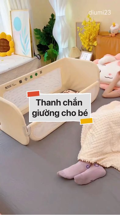 Thanh chắn giường cho bé #VideoHangMevaBe#shopeestyle#ShopeeVideo#ShopeeCreator#LuotVuiMuaLien #diumi563