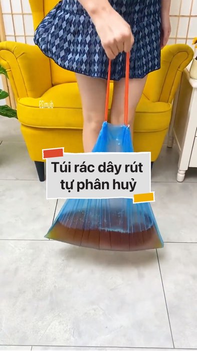 Túi rác dây rút tự phân huỷ #VideohangTieuDung #shopeestyle#ShopeeVideo#ShopeeCreator #LuotVuiMuaLien#KOLUyTin#Videomuasam #SandealcungKOL #diumi574