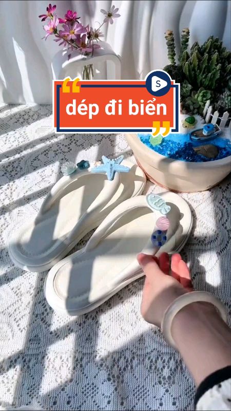 Dép đi biển xinh xắn #depdibien #ShopeeCreator #LuotVuiMuaLien #VideohangThoiTrang #HangMoiVe #ShopeeVideo