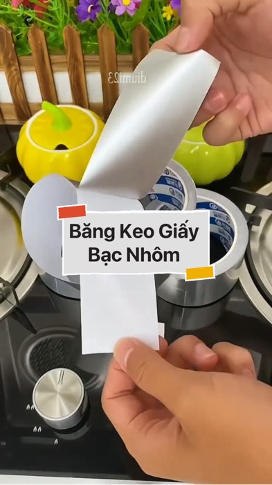 Băng Keo Giấy Bạc Nhôm  #VideoHangGiaDung#shopeestyle#ShopeeVideo#ShopeeCreator #LuotVuiMuaLien #diumi931