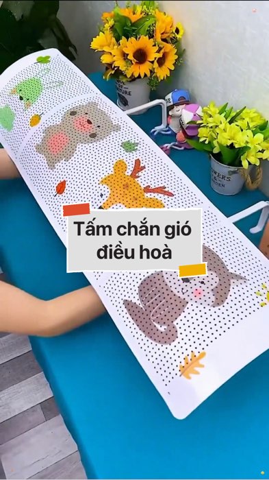 ￼Tấm chắn gió điều hoà #VideoHangGiaDung#shopeestyle#ShopeeVideo#ShopeeCreator #LuotVuiMuaLien #diumi934
