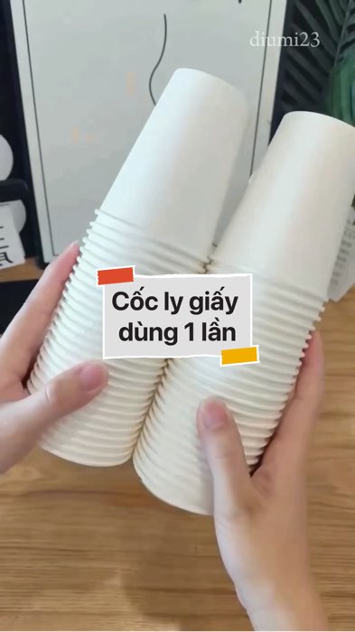 Cốc ly giấy dùng 1 lần #VideohangTieuDung #shopeestyle#ShopeeVideo#ShopeeCreator #LuotVuiMuaLien#KOLUyTin#Videomuasam #SandealcungKOL #diumi966