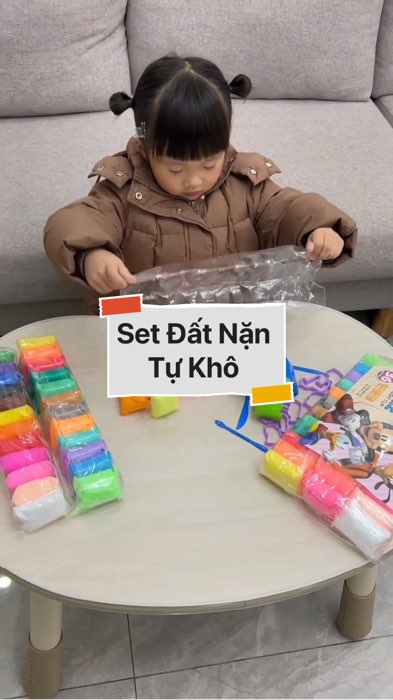 ￼Set Đất Nặn Tự Khô #VideoHangMevaBe#shopeestyle#ShopeeVideo#ShopeeCreator#LuotVuiMuaLien #diumi976