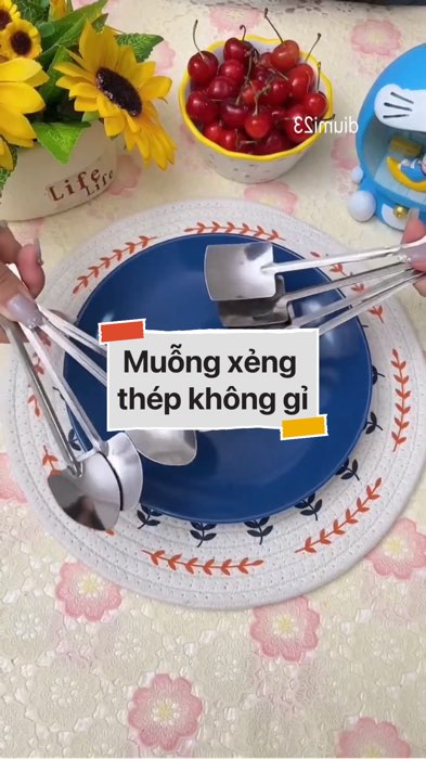 Muỗng xẻng thép không gỉ #VideohangDoiSong#ShopeeVideo#ShopeeCreator #LuotVuiMuaLien#KOLUyTin#Videomuasam #SandealcungKOL #diumi980