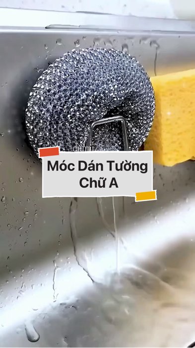 ￼Móc Dán Tường Chữ A #VideoHangGiaDung#shopeestyle#ShopeeVideo#ShopeeCreator #LuotVuiMuaLien #diumi02