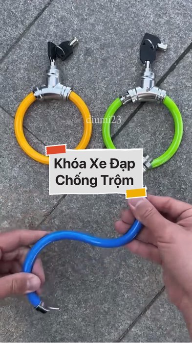 ￼Khóa Xe Đạp Chống Trộm #VideohangDoiSong#ShopeeVideo#ShopeeCreator #LuotVuiMuaLien#KOLUyTin#Videomuasam #SandealcungKOL #diumi23