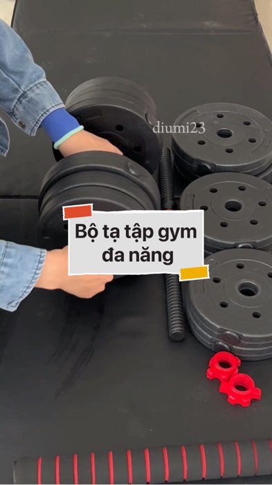 ￼Bộ tạ tập gym đa năng #VideohangDoiSong#ShopeeVideo#ShopeeCreator #LuotVuiMuaLien#KOLUyTin#Videomuasam #SandealcungKOL #diumi35
