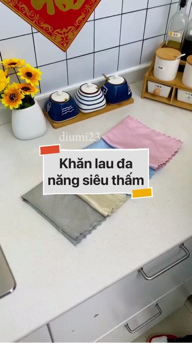 ￼ Khăn lau đa năng siêu thấm #VideohangTieuDung #shopeestyle#ShopeeVideo#ShopeeCreator #LuotVuiMuaLien#KOLUyTin#Videomuasam #SandealcungKOL #diumi54