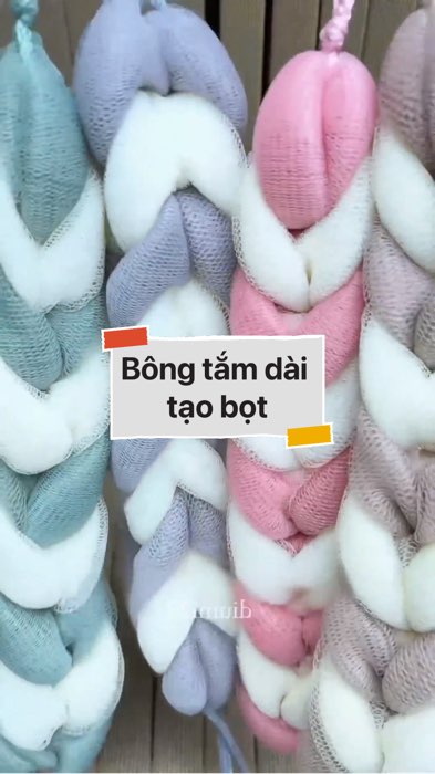 ￼Bông tắm dài kỳ lưng tạo bọt #VideohangTieuDung #shopeestyle#ShopeeVideo#ShopeeCreator #LuotVuiMuaLien#KOLUyTin#Videomuasam #SandealcungKOL #diumi67