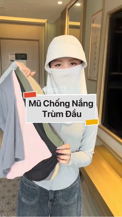 ￼Mũ Chống Nắng Trùm Đầu #VideohangThoiTrang#shopeestyle#ShopeeVideo#ShopeeCreator#LuotVuiMuaLien#KOLUyTin #diumi73