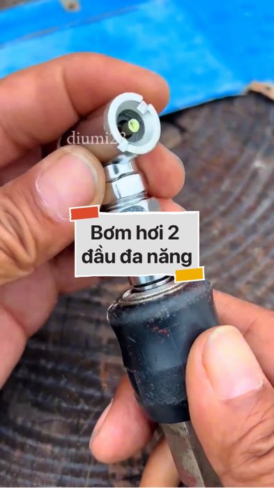 Bơm hơi 2 đầu đa năng #VideohangDoiSong#ShopeeVideo#ShopeeCreator #LuotVuiMuaLien#KOLUyTin#Videomuasam #SandealcungKOL #diumi97
