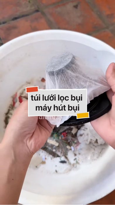 túi lưới lọc bụi cho máy hút bụi #VideohangDoiSong#ShopeeVideo#ShopeeCreator #LuotVuiMuaLien#KOLUyTin#Videomuasam #SandealcungKOL #diumi128