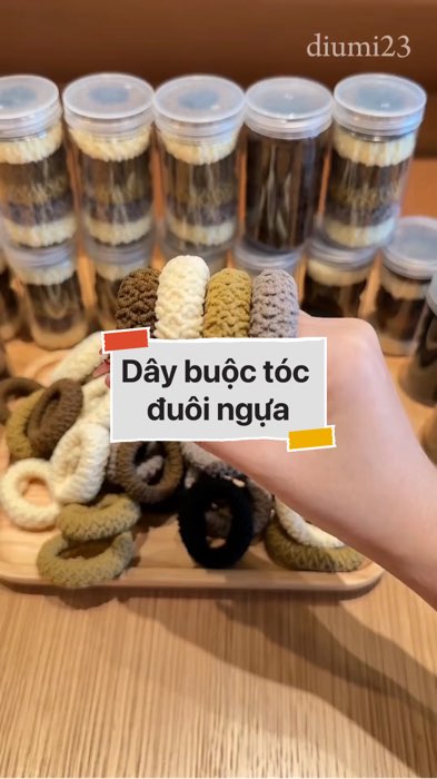Dây buộc tóc đuôi ngựa #VideohangThoiTrang#shopeestyle#ShopeeVideo#ShopeeCreator#LuotVuiMuaLien#KOLUyTin #diumi154