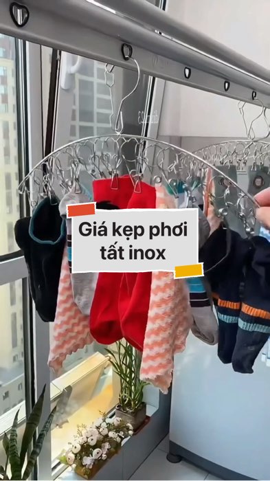 Giá phơi tất inox  #VideoHangGiaDung#shopeestyle#ShopeeVideo#ShopeeCreator #LuotVuiMuaLien #diumi175