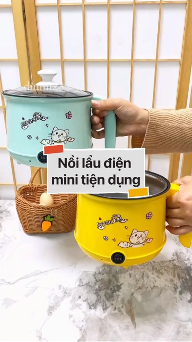 Nồi lẩu điện mini tiện dụng