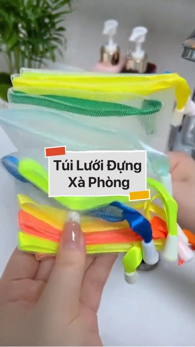 ￼Túi Lưới Đựng Xà Phòng Tạo Bọt #VideohangDoiSong#ShopeeVideo#ShopeeCreator #LuotVuiMuaLien#KOLUyTin#Videomuasam #SandealcungKOL #diumi729