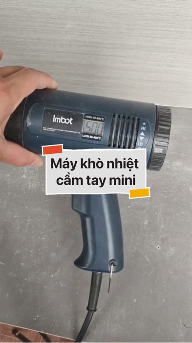 ￼Máy khò nhiệt cầm tay mini #VideohangDienTu#shopeestyle#ShopeeVideo#ShopeeCreator #LuotVuiMuaLien#KOLUyTin#Videomuasam #SandealcungKOL #diumi775